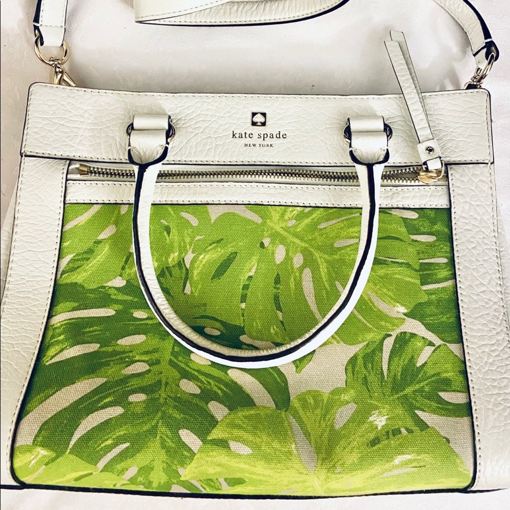 Kate spade green leaf bag